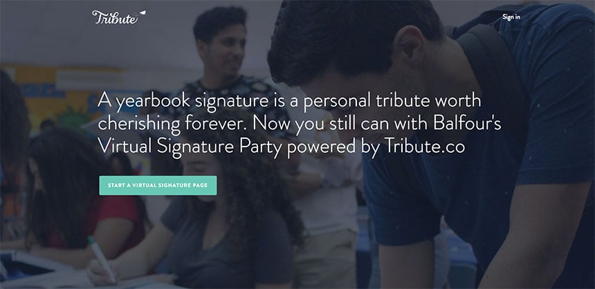 Tribute_virtual signature party