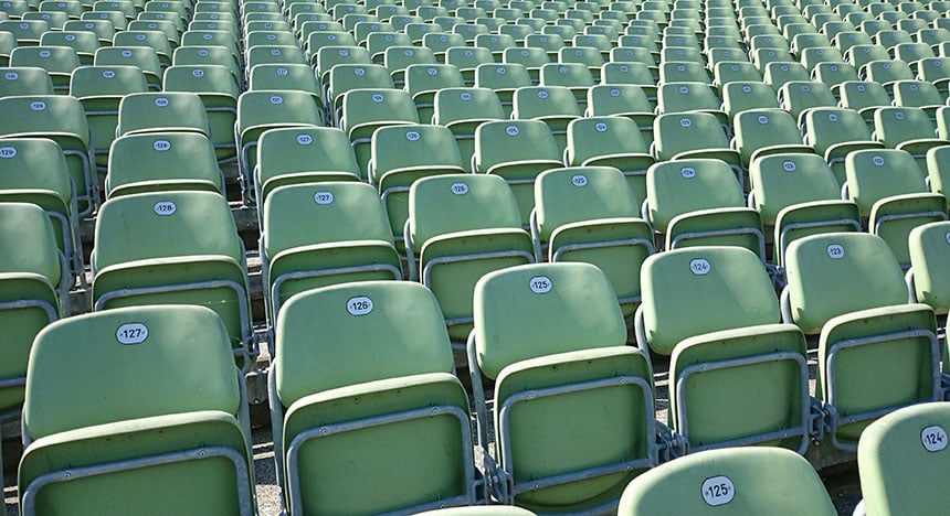 Empty stadium seats_334476